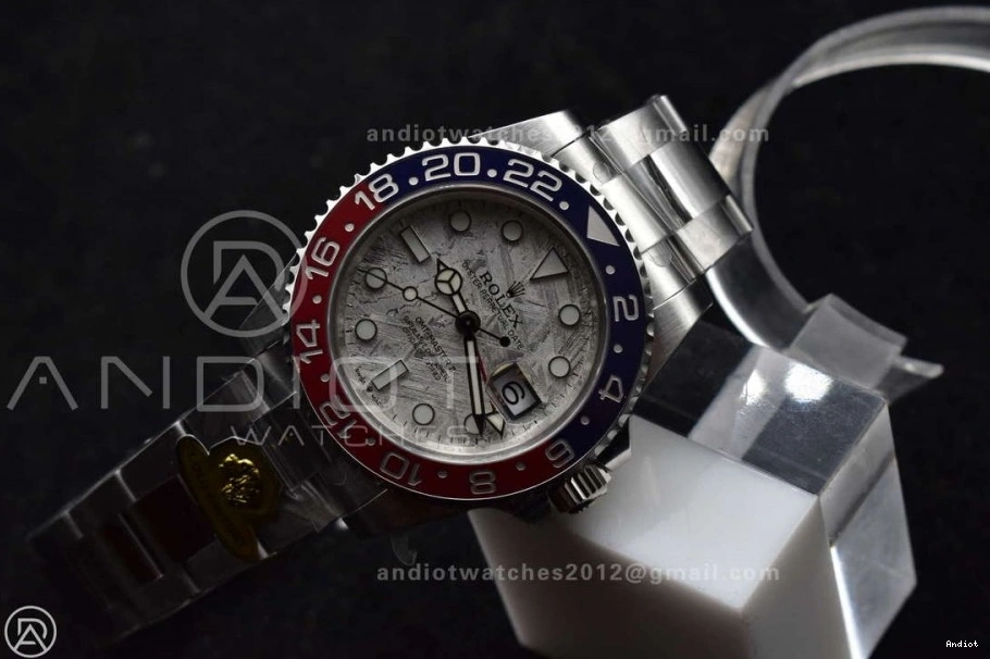 Bracelet Best Gain CHS II 930 126719 on Real GMT Dial Meteorite Weight Factory Oyster Master VR3285 Gold Breathable 1:1 Edition BLRO 0817